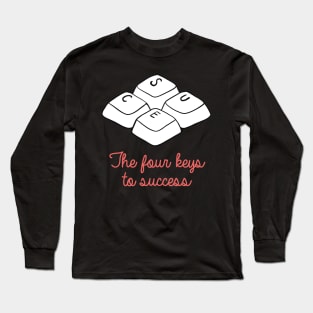 The Four Keys To Success Long Sleeve T-Shirt